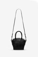 Status Anxiety - Worst Behind Us Bag, Black Croc Emboss