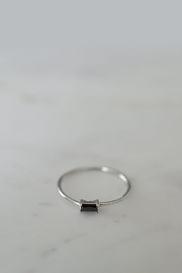 Sophie - You Rock Ring, Black/Silver